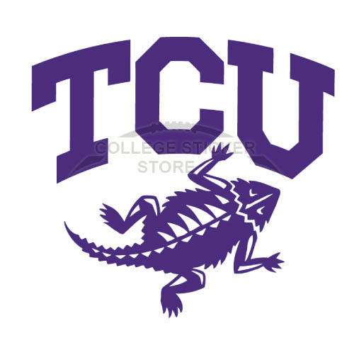 Homemade TCU Horned Frogs Iron-on Transfers (Wall Stickers)NO.6429